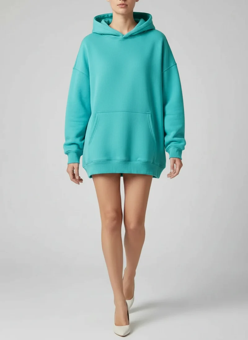 Hoodie oversized doublure polaire