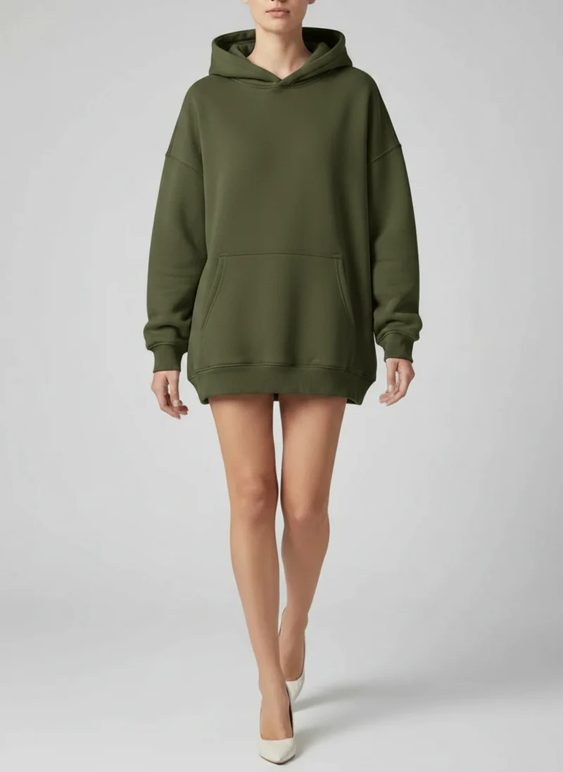 Hoodie oversized doublure polaire