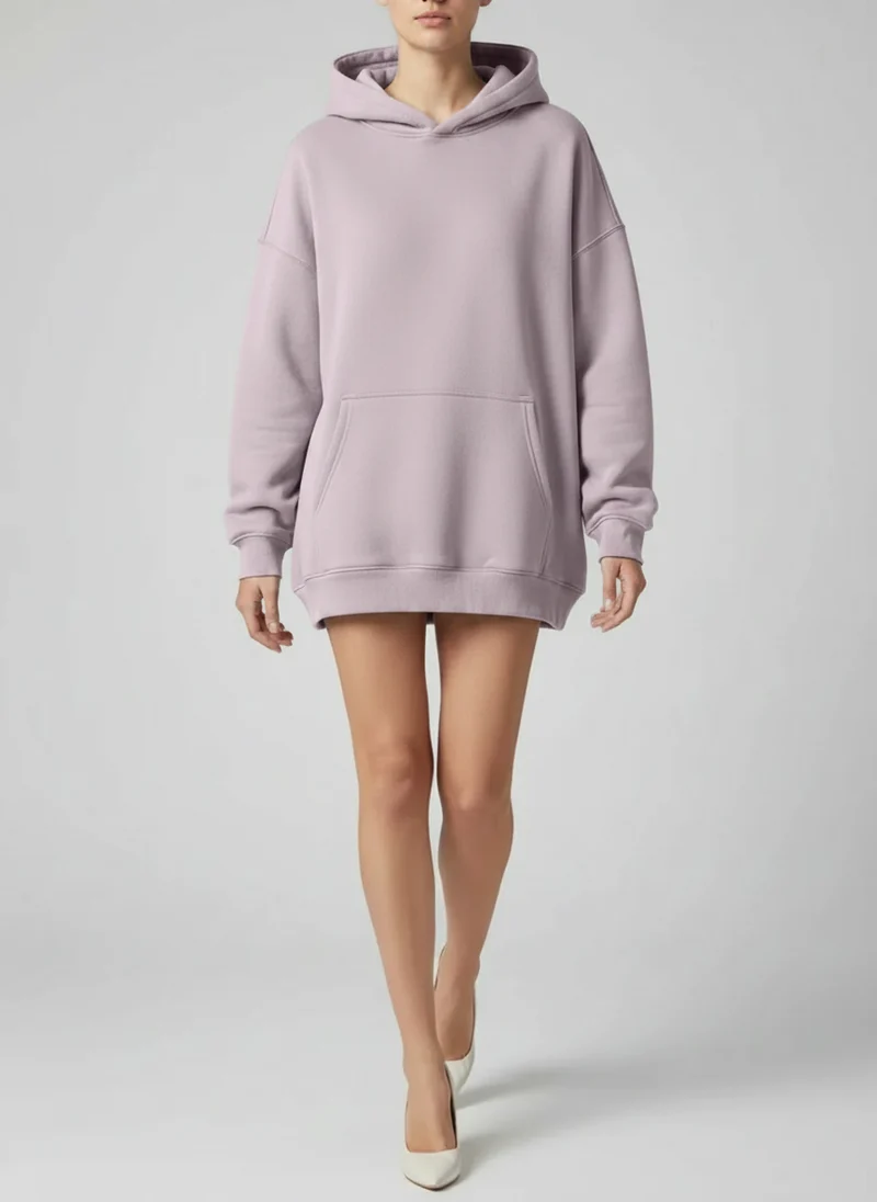 Hoodie oversized doublure polaire