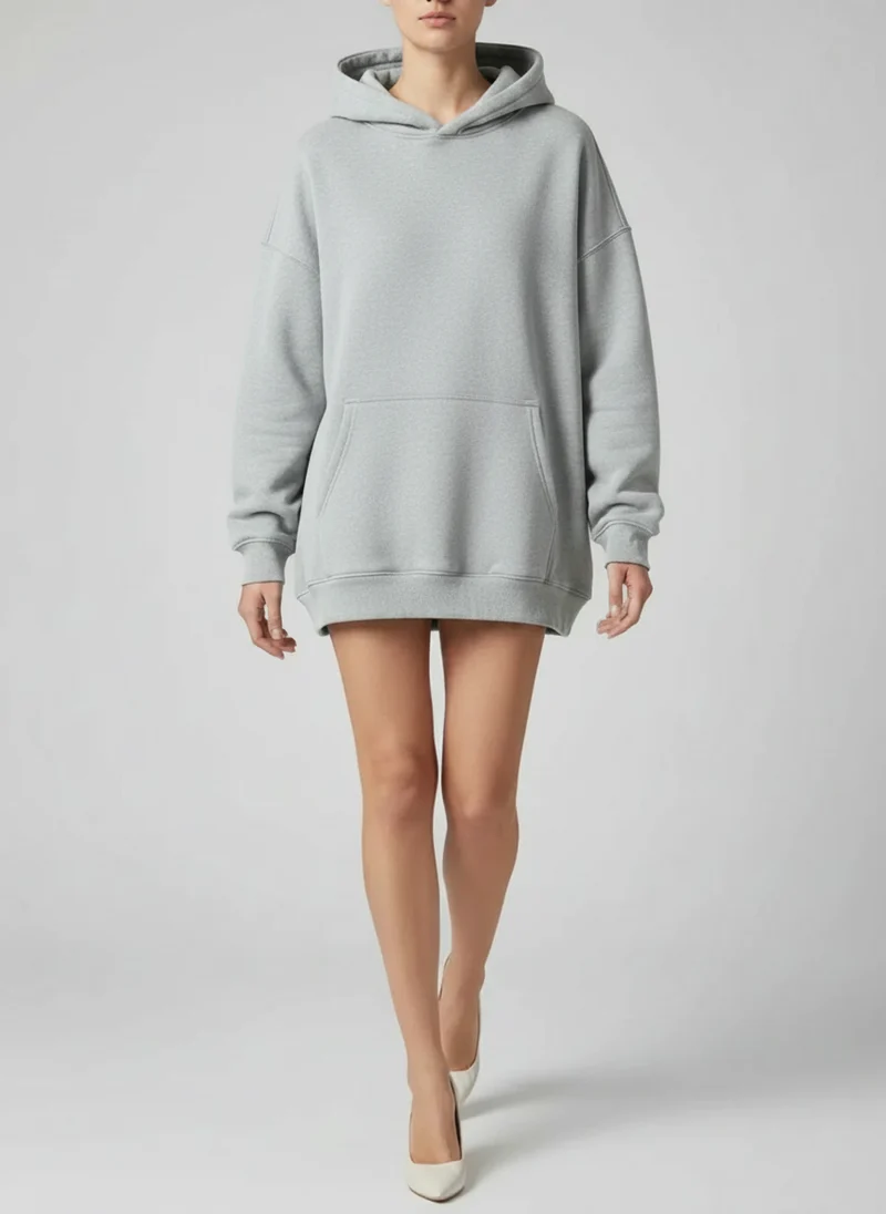 Hoodie oversized doublure polaire