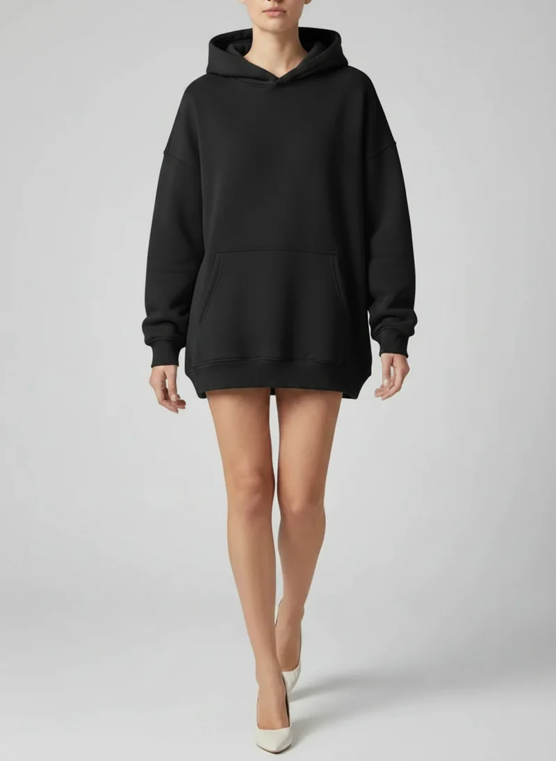 Hoodie oversized doublure polaire