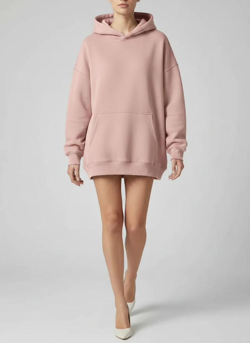 Hoodie oversized doublure polaire