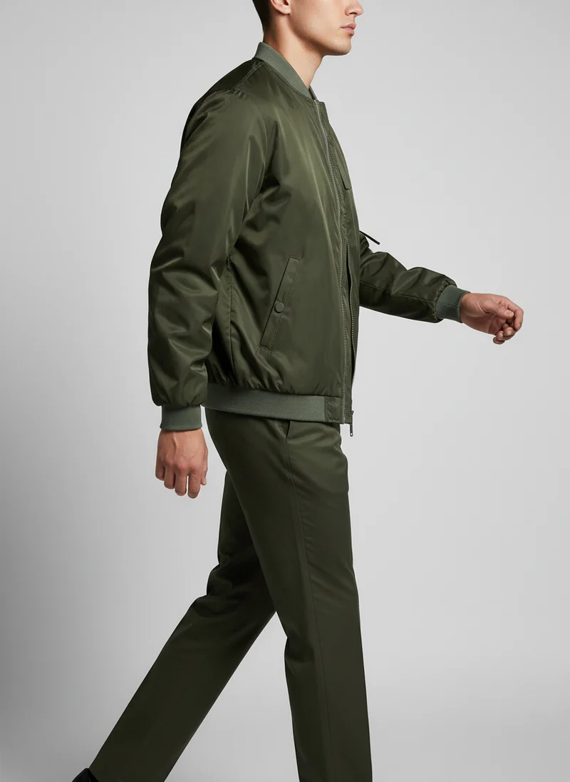 Veste bombardier coupe droite