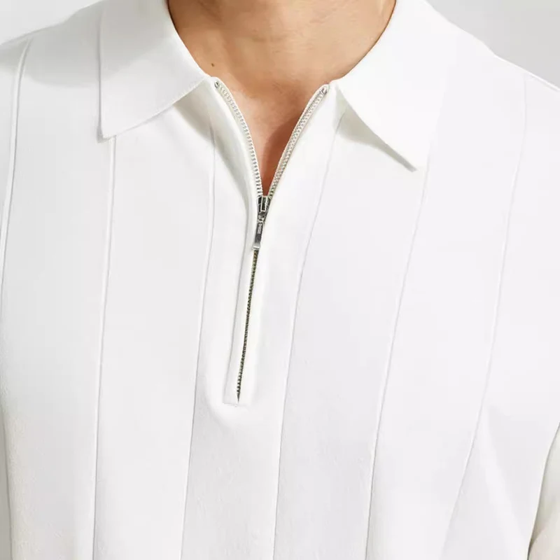 Lozano Lopez Zip Polo