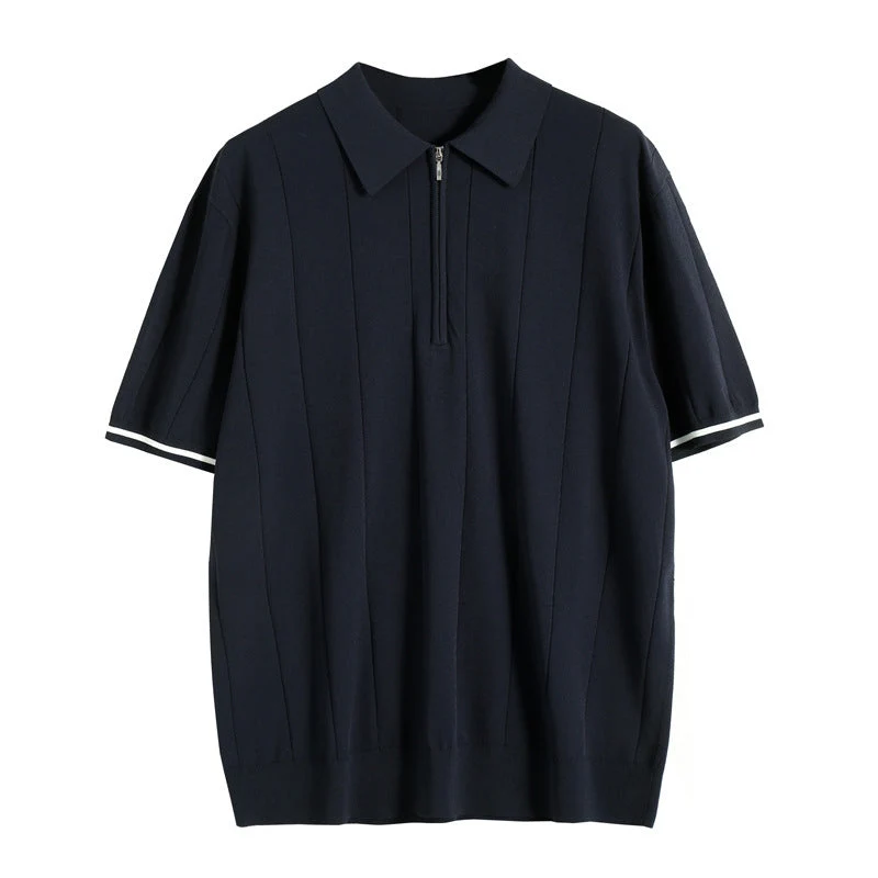 Lozano Lopez Zip Polo