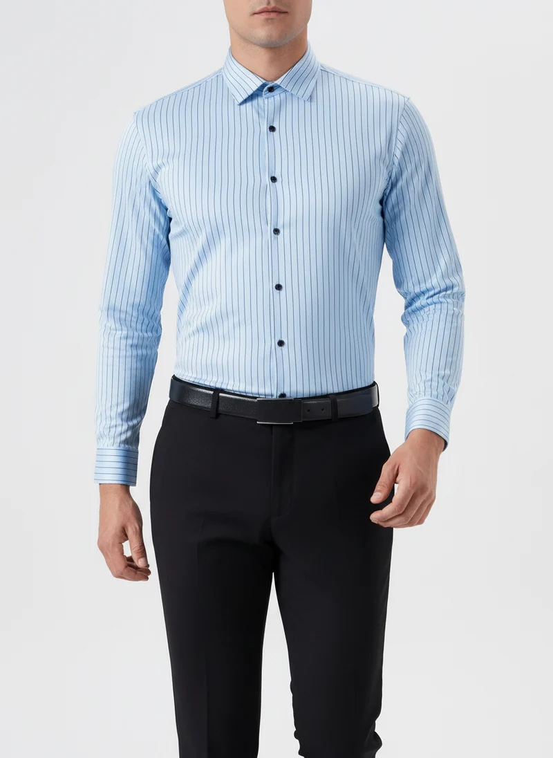 Chemise coupe ajustée extensible