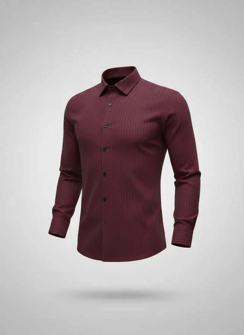 Chemise coupe ajustée extensible