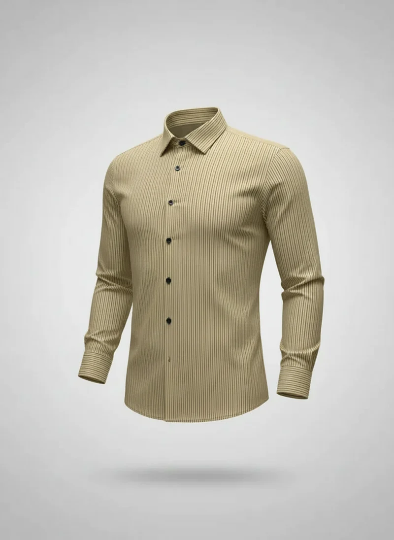 Chemise coupe ajustée extensible