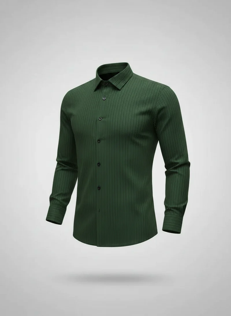 Chemise coupe ajustée extensible
