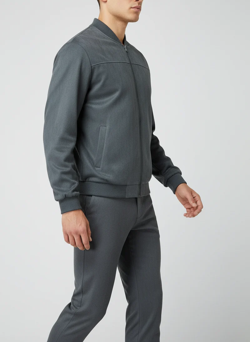 Veste zippée coupe épurée