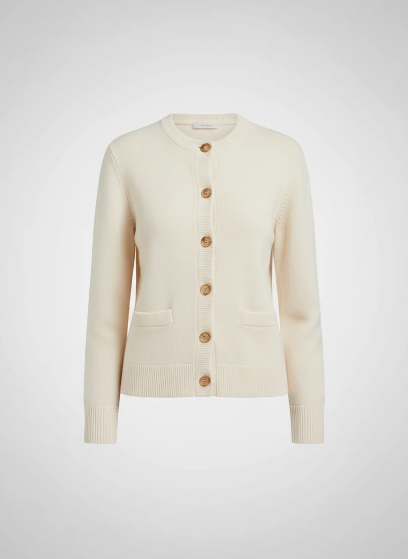 Cardigan boutonné à coupe confortable
