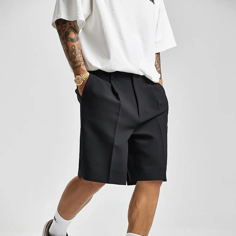 Shorts Plissés SharpLine Coupe Ajustée