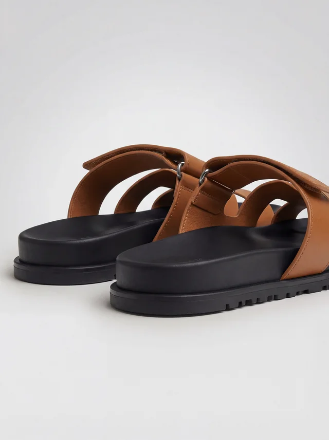 Sandales en Cuir Premium à Bride Élégante