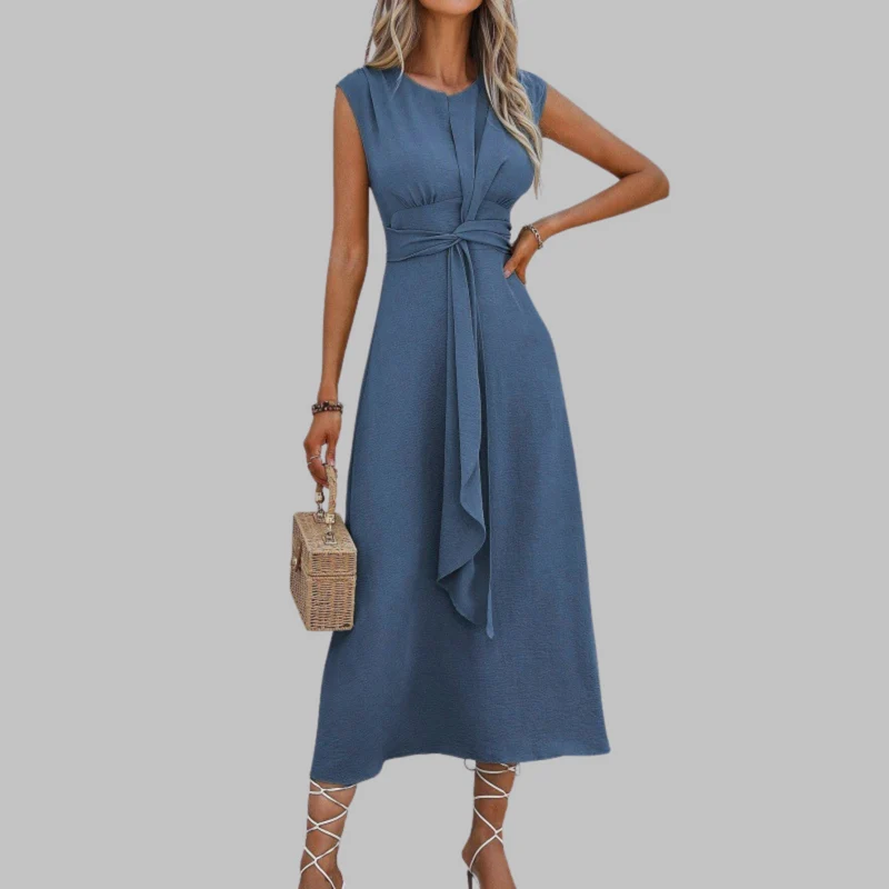 Robe maxi élégante sans manches