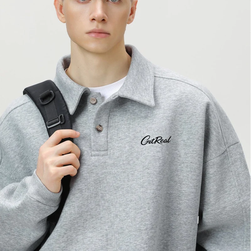 Polo Oversize en Maille Brodée – Style Casual Chic