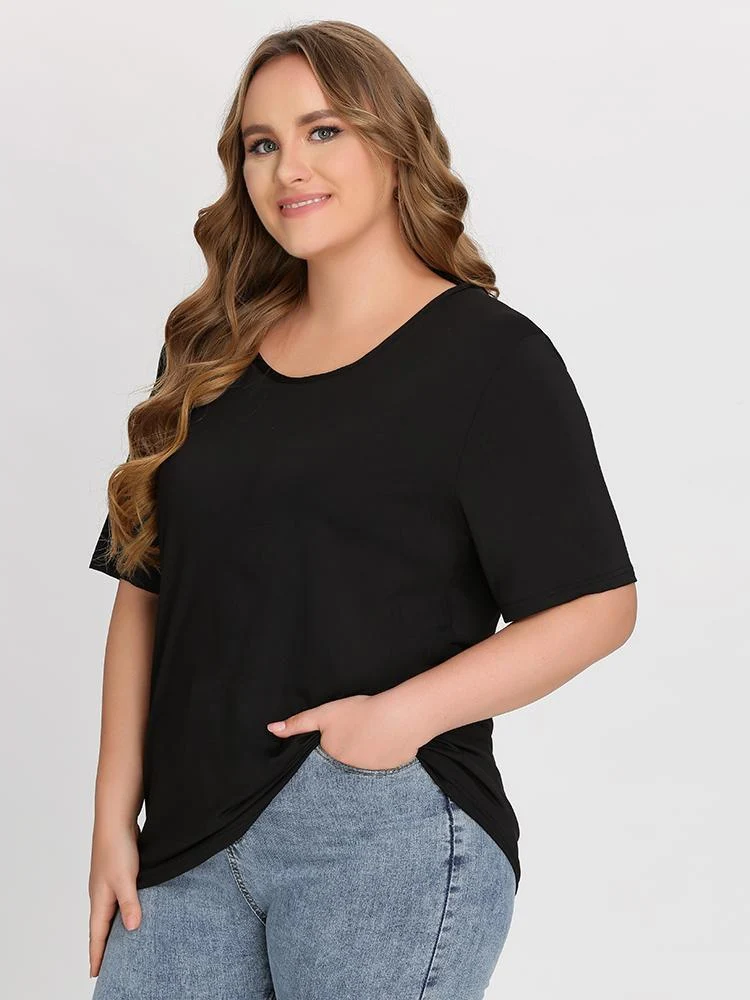 Basic Open Back T-shirt