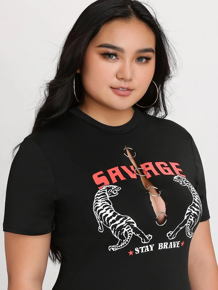 Savage Print Dress