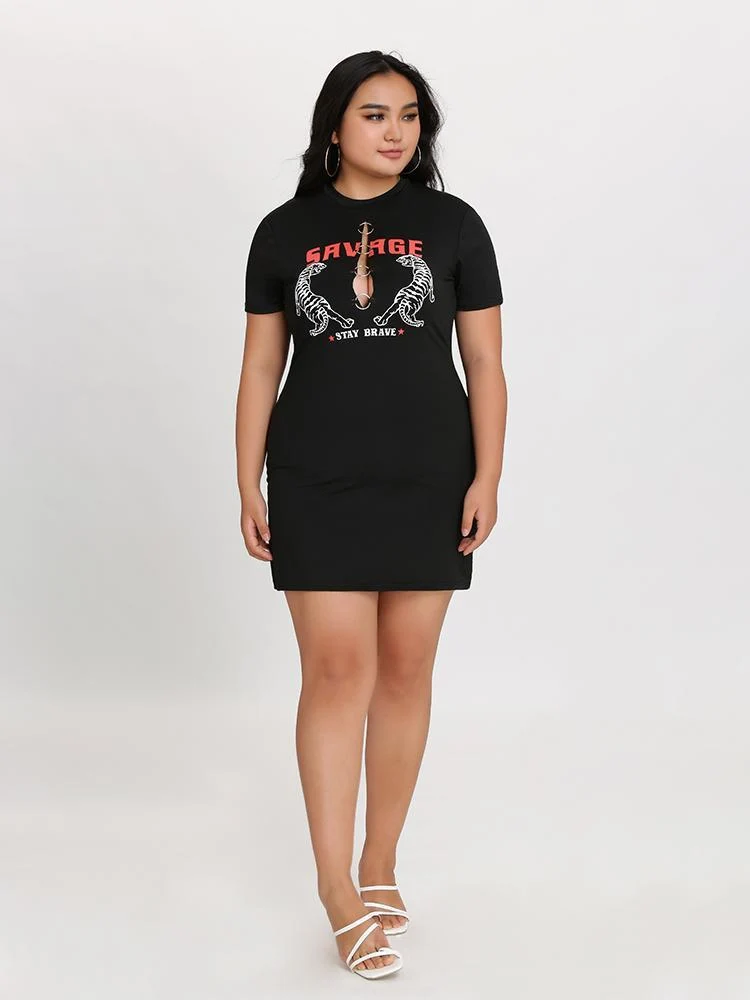 Savage Print Dress