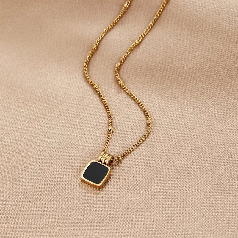 Collier Élégant à Double Rang