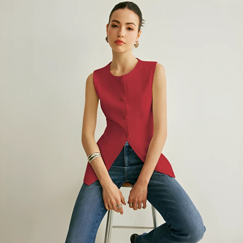 Nyla - Gilet Élégant Sans Manches