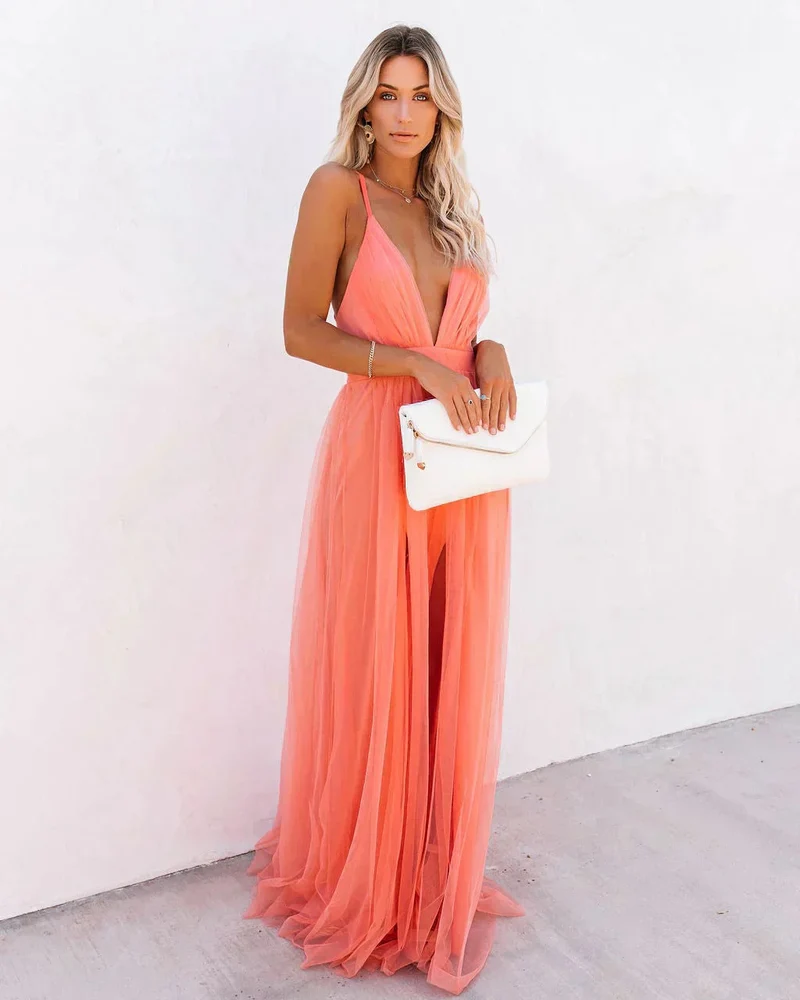 Aliza - Robe Maxi Élégante