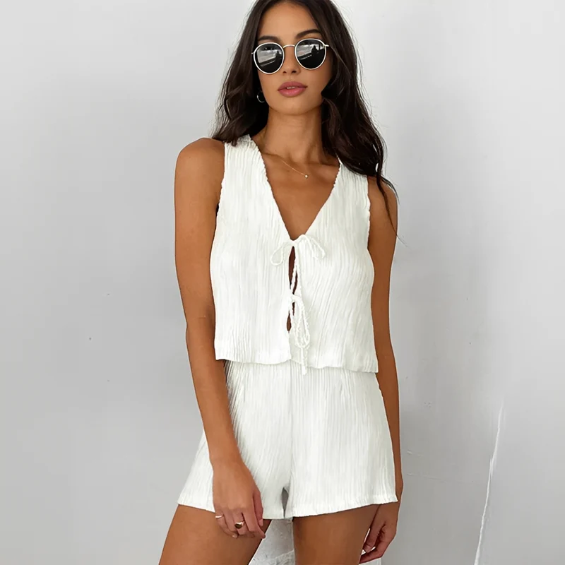 Aisha - Ensemble Casual Veste et Short