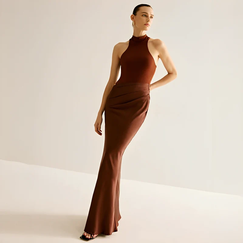 Shyanne - Robe Maxi Slim Tendance