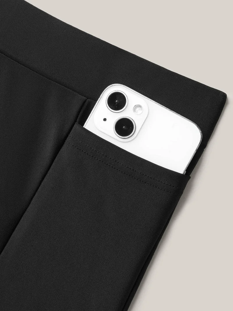 Bow Cut-Out Pockets Tight Swim Bottoms