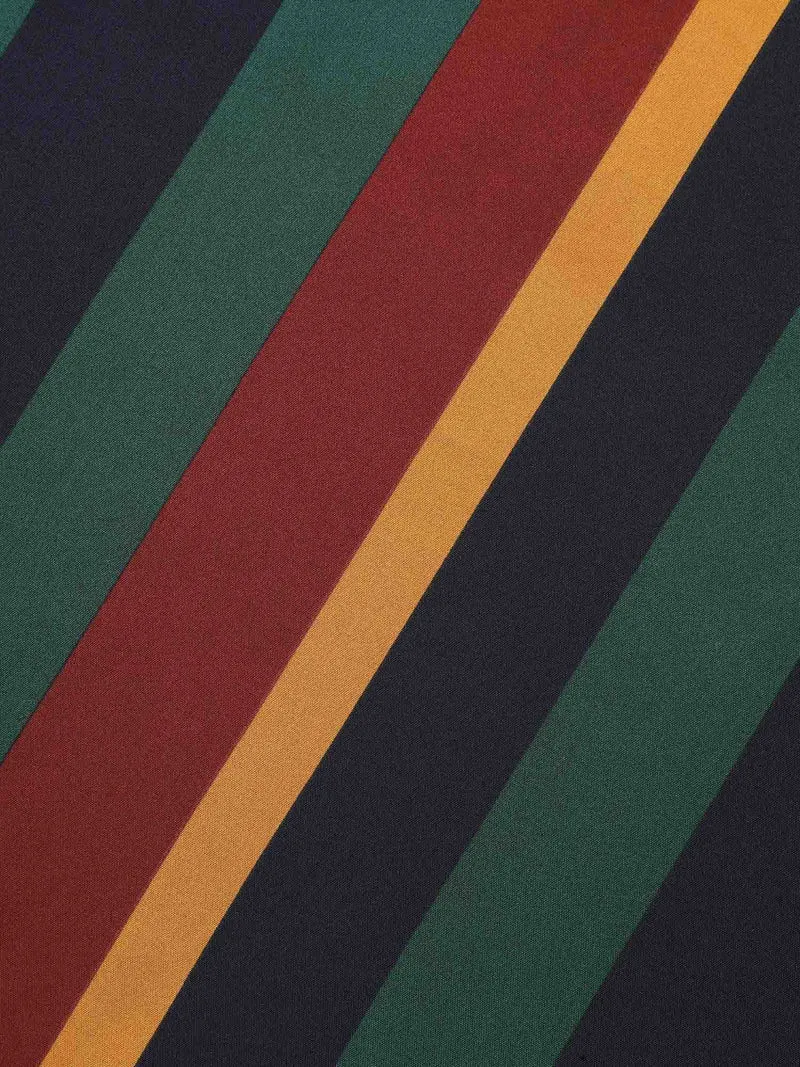 Multi-Color Striped Round Neck Shirt