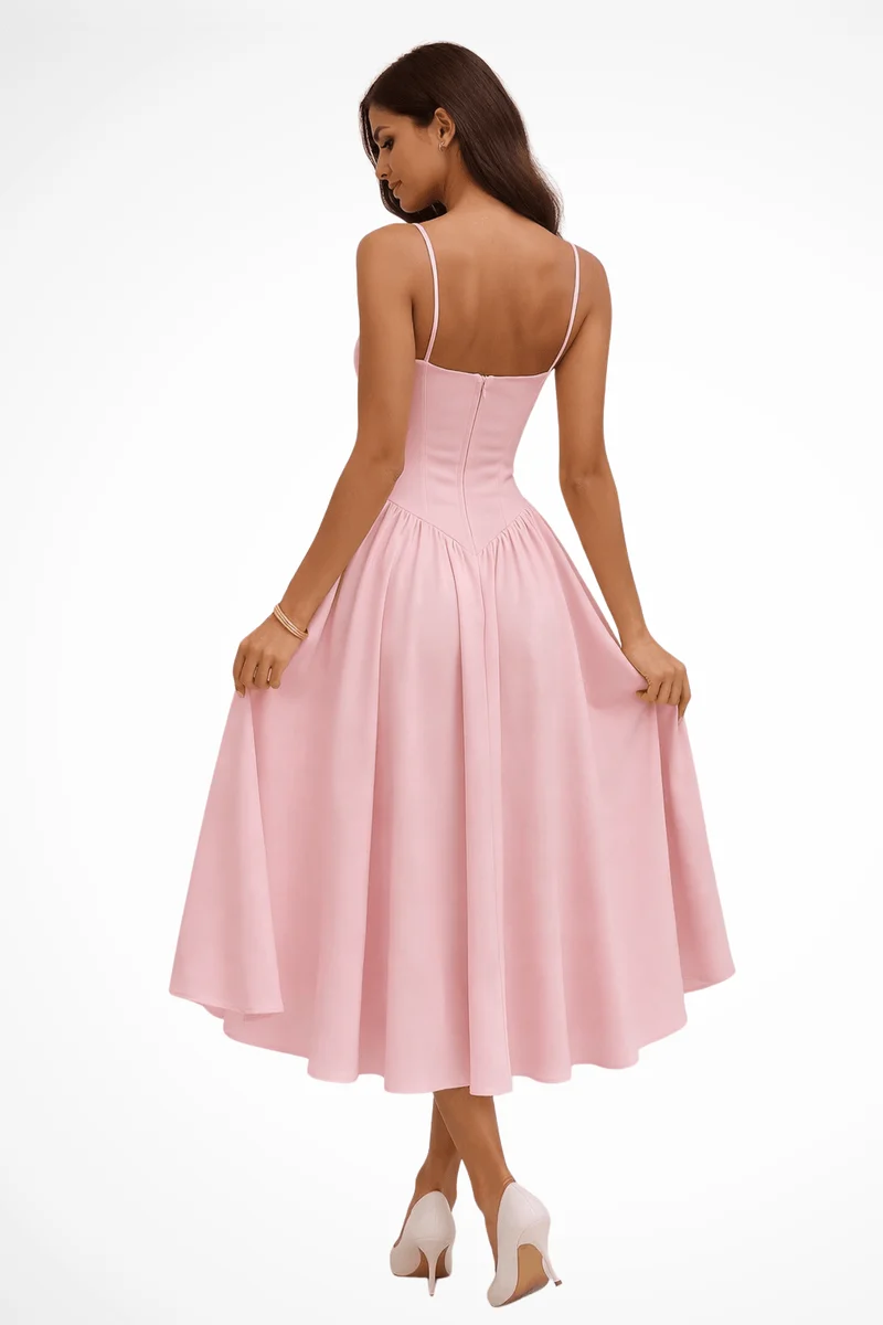 Robe Midi Corset pour Femmes