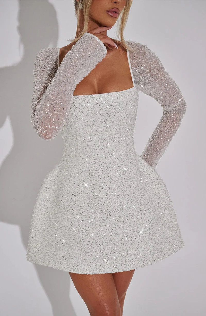 Robe de soirée à sequins pour femmes