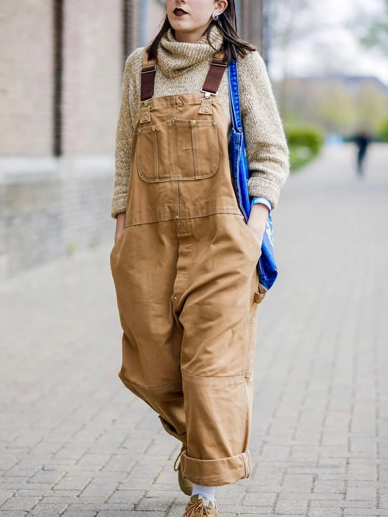 Overalls en coton pour femmes