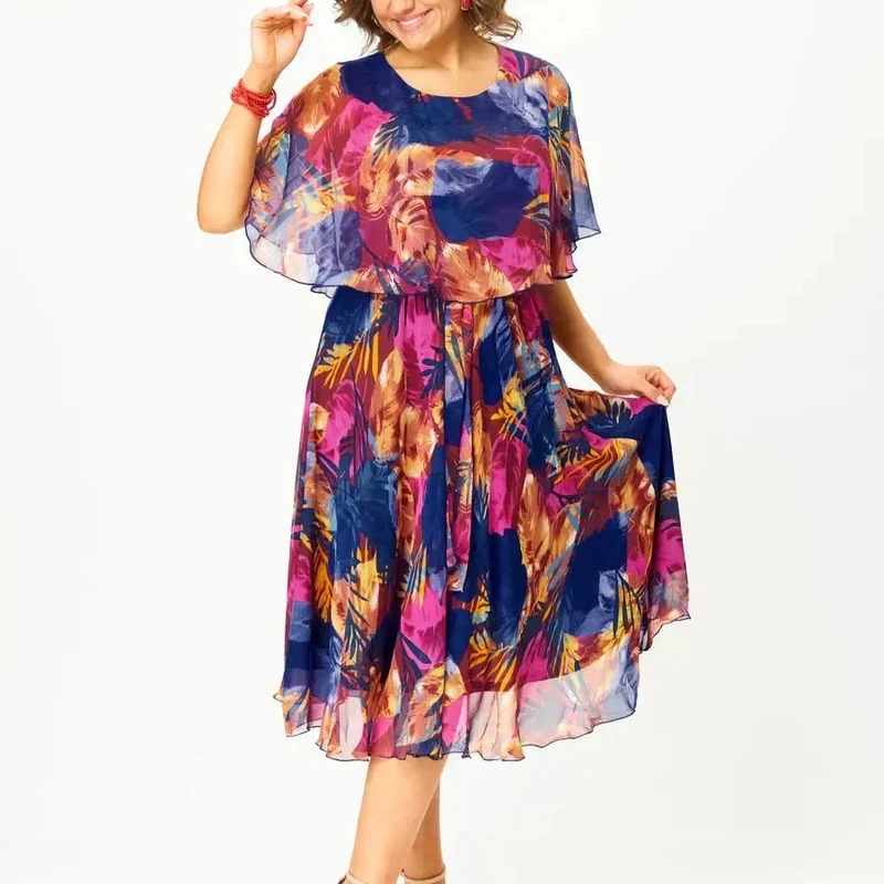 Robe longue A-line en TR pour femmes