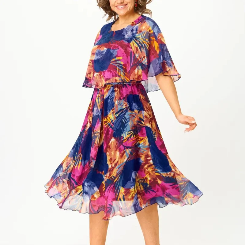 Robe longue A-line en TR pour femmes