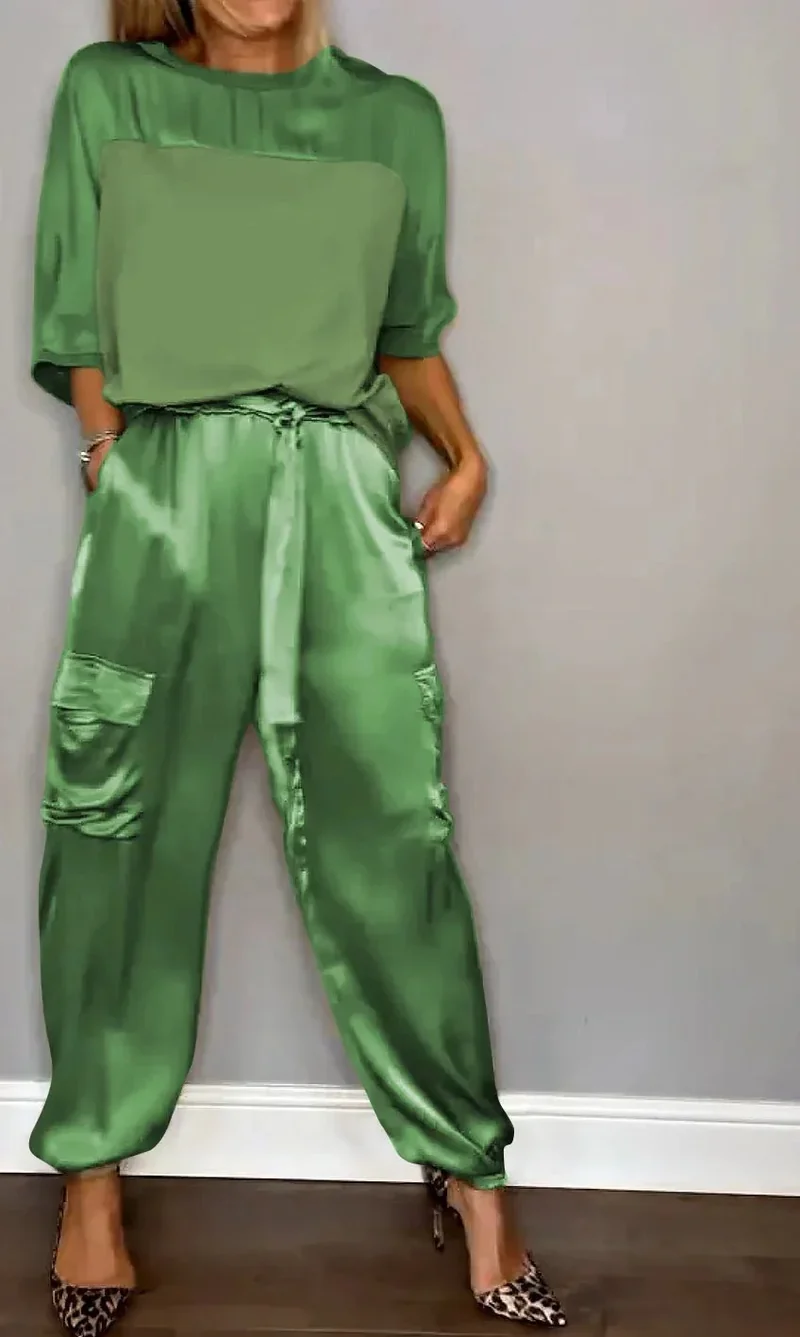 Ensemble pantalon fluide pour femmes