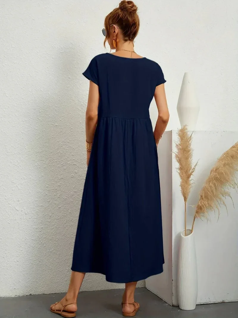 Robe Longue en Coton pour Femmes