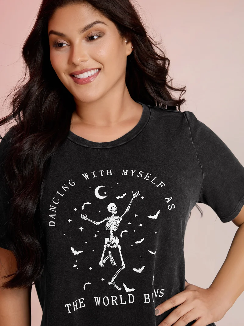 Halloween Dance Party Solid T-Shirt