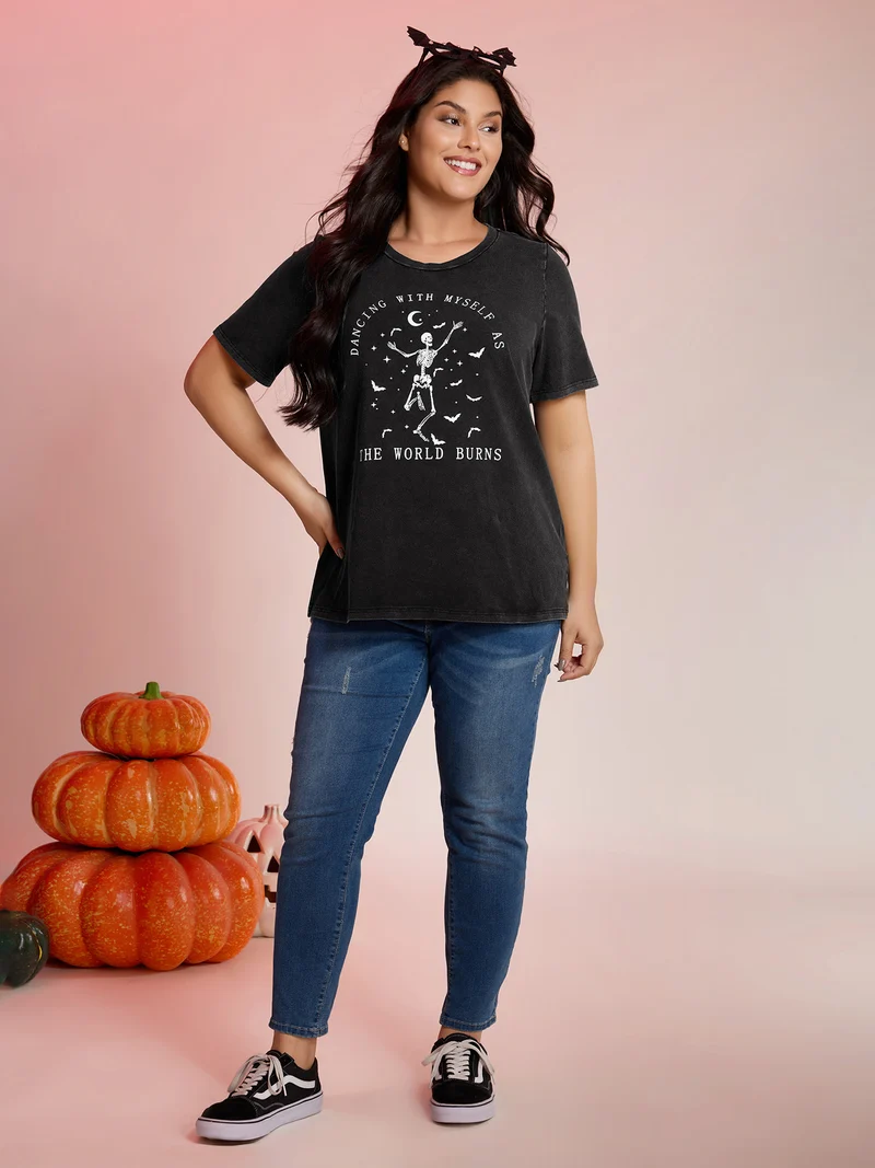 Halloween Dance Party Solid T-Shirt