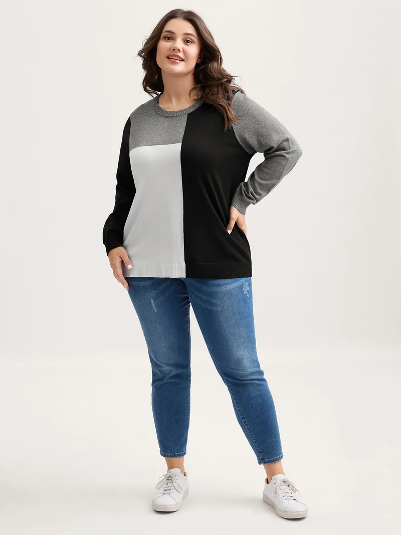 Supersoft Color Block Slim-Fit Pullover