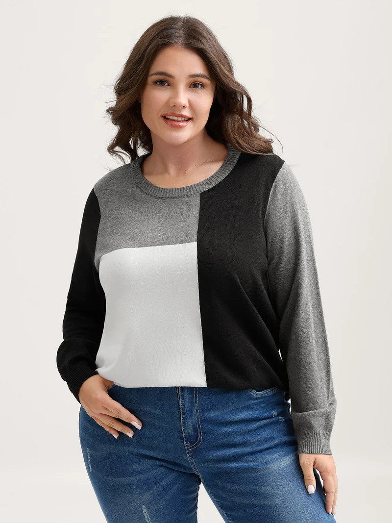 Supersoft Color Block Slim-Fit Pullover