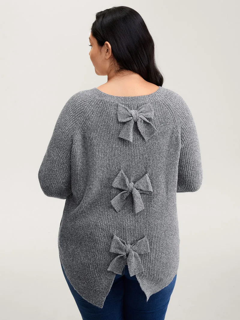 Back Bow Split Back Pullover