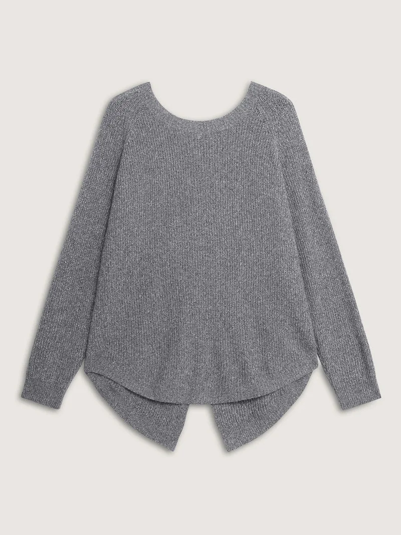Back Bow Split Back Pullover