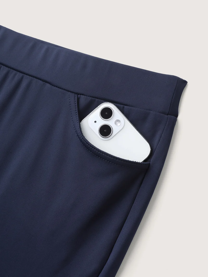 Super Stretchy Skinny-Fit Cuffed Pants