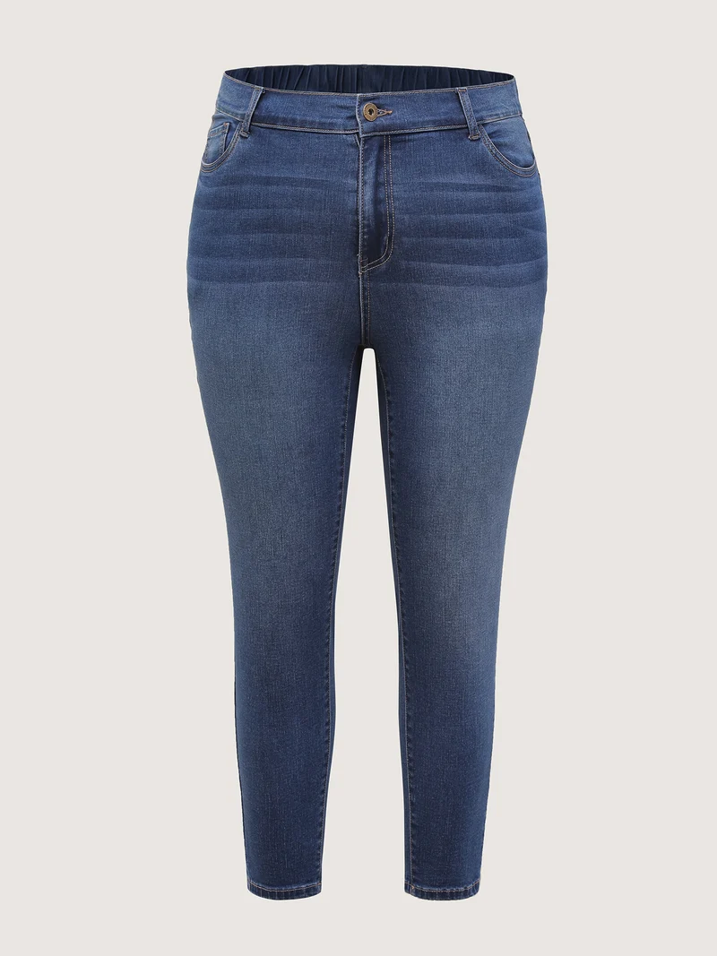 Supersoft Stretchy Waist Skinny-Fit Jeans