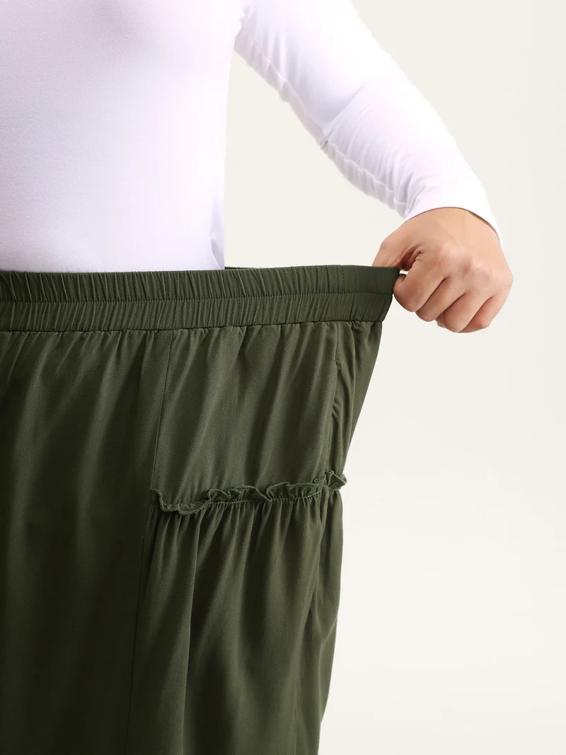 Ruffled Inclusive Jogger Pants