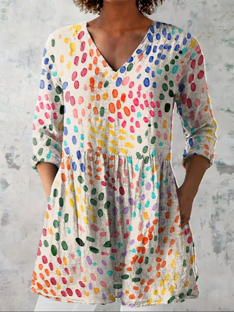 DELACROIX | Blouse Longue Drapée Léa