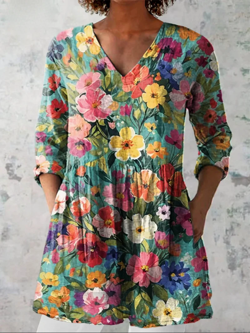 DELACROIX | Blouse Fluide Encolure V Brigitte