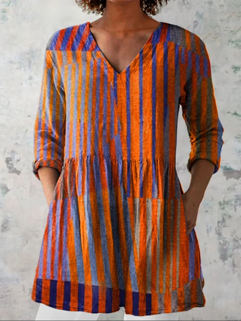 DELACROIX | Blouse Col V Fluide Lumineuse Pauline