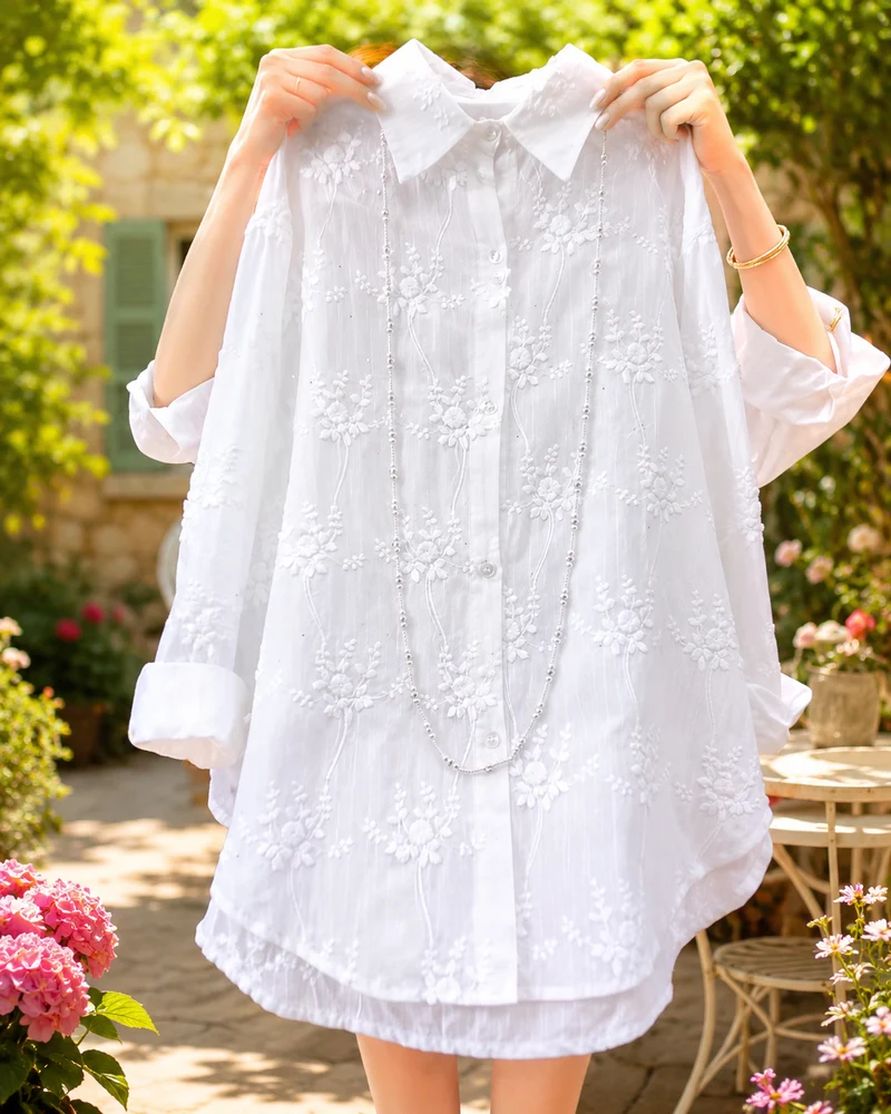 DELACROIX | Blouse Fluide Printanière Adeline
