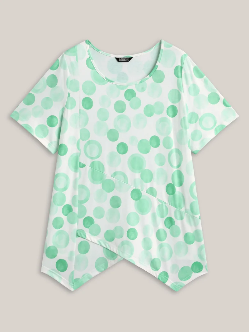 Supersoft Stretchy Polka Dots T-Shirt